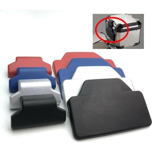 Motorcycle Rear Case Luggage Bags Cushion Backrest Pad For BMW R1200GS ADV F800GS Adventure F700GS Passenger back 3M Sticker