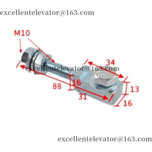 Elevator Hall Door Hanging Door Screw Drop Bolt L88mm