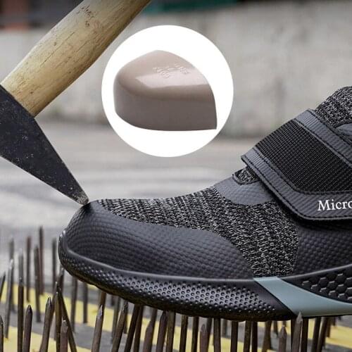 Lazy Labor Insurance Shoes Men KPU Material Lightweight Work Shoes Women Steel Protective Shoes Puncture-proof Safety Shoes