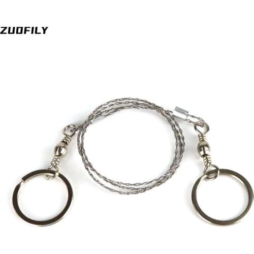 1PCS High Quality Stainless Wire Saw Travel Emergency Tool Kit Outdoor Survive Camping Hand Pocket Wire Saws Hunt Cut Equipment