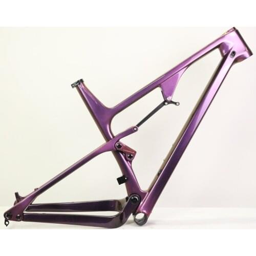 29er Full Carbon Suspension Bike MTB Frame Thru AXle 142*12MM Carbon 148*12mm Mountain Bikes XC 110mm Travel Bicycle Frame