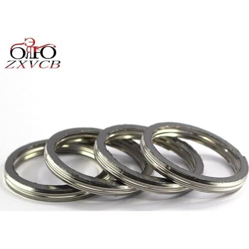 4 pcs for HONDA RVF750R/RC45 VF750CV45 Magna VF750F Interceptor VF750S V45 Sabre motorcycle cylindre exhaust gasket ring part