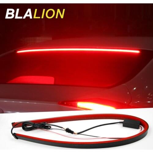 Car Accessories Auto High Mount Brake Lights 12V High Additional Stop Brake Lamp Warning Turn Signal LED Strips Interior Lights