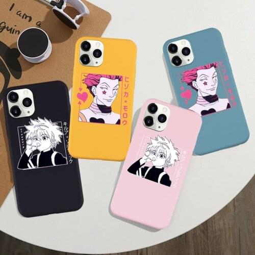 Hunter X Hunter Killua Zoldyck Anime Phone Cover for IPhone 7 7Plus 6 8Plus 12 11 Pro Max X XS XRMax SE2 Soft Silcone Case Funda
