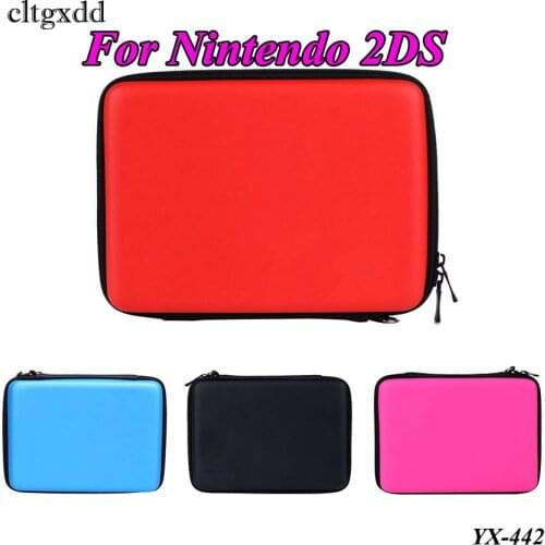 Cltgxdd New Portable Hard EVA Storage Zip Case Carry Game Cards Cable Earphone Pouch Bag Protective Holder For Nintendo For 2DS