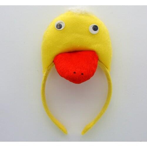 Kids Adults Duck Animal Headband Cosplay Performance Props Carnival Party Favor Gift Christmas Halloween