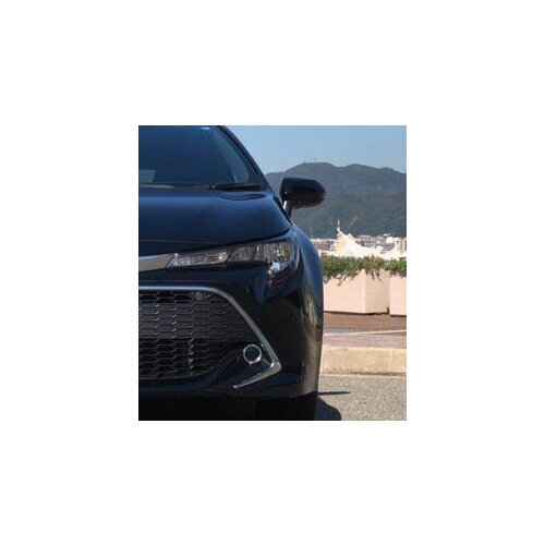 For Toyota Corolla Sport Hatchback 2019 2020 ABS Chrome Front Fog Light Lamp Foglight Cover Trim Bezel Garnish Molding Insert