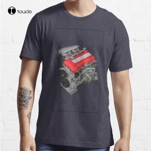 Sr20 Engine Jdm Car Tuning Automotive Artymotive Silvia Almera T-Shirt Cotton Tee Shirt
