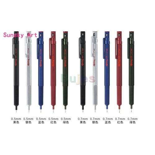 Germany Original Rotring 600 Automatic pencil all metal pole 0.5mm drawing professional sketch drawing continuous pen core