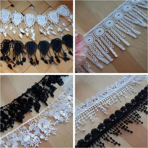 Exquisite polyester water soluble lace DIY hand clothing earrings jewelry skirt decoration accessories