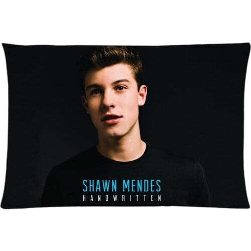Classic Shawn Mendes Rectangle Pillowcases zipper Custom Pillow Case 45x35cm(one side)SQ00626-HXL