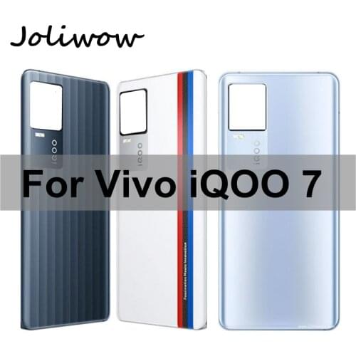 6.62" For Vivo IQOO 7 Back Battery Cover Door Housing case Rear Glass cover for vivo iqoo7 Legend Battery Cover