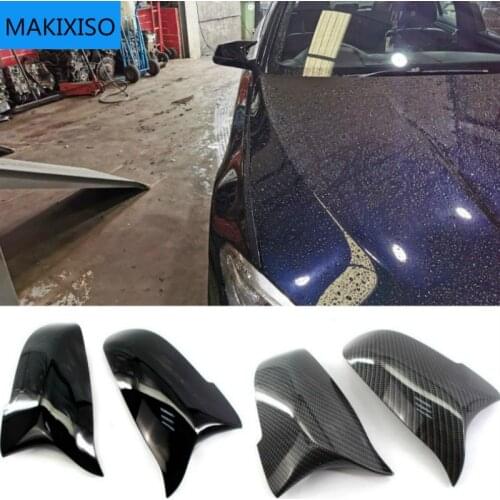 For BMW 5 6 7 Series F10 F18 F11 F06 F07 F12 F13 F01 2014 2015 2016 2pcs Mirror Covers Left Right Side Rearview Mirror Cover