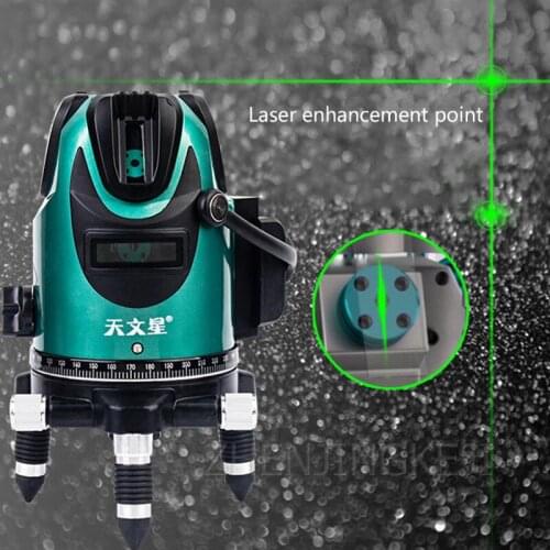 2/ 3/ 5 Lines Laser Spirit Level Green Light Infrared High Precision Level Water Meter Indoor And Outdoor Portable Glare Caster