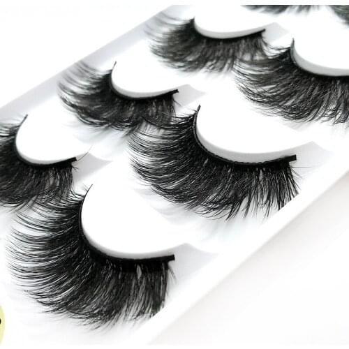 Hot Sell 6D Mink False Eyelashes Full Handmade Fake Eyelashes Big Eye Cross Lashes Stage Beauty Makeup Natural Thick Eyelashes