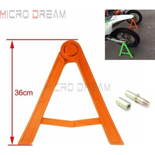 Orange Green Red Motorcycle Triangle Side Stand For YAMAHA KAWASAKI HONDA MX Dirt Bike MX Motocross Kickstand Universal