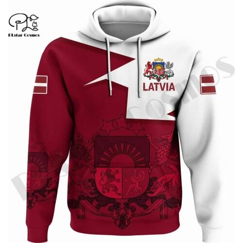 PLstar Cosmos 3DPrint Newest Latvia Country Flag Unique Men/Women Premium Hrajuku Casual Streetwear Hoodies/Zip/Sweatshirt W-5