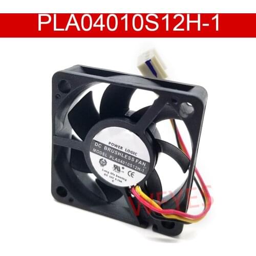 Original for Power Logic PLA04010S12H-1 DC 12V 0.10A 40x40x10mm 3-wire Server Cooler Fan