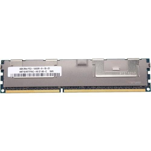 4GB DDR3 Memory RAM 2Rx4 PC3-10600R 1.5V 1333MHz ECC 240-Pin Server RAM HMT151R7TFR4C
