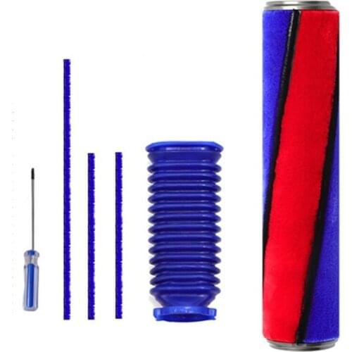 Roller Brush Hose Kit for Dyson V6 Fluffy V7 V8 SV03 V10 V11 Vacuum Cleaner Accessories Roller Brush+Roller Suction Hose
