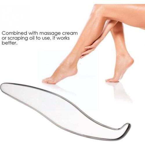Manual Scraping Massager Physical Therapy Skin Care Sha Pain Therapy Tool Steel Gua Scraping Physical U1T8
