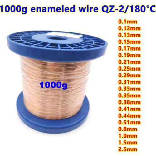 1kg QZY-2-180 High temperature Enamelled copper wire 0.1-2.5mm Motor transformer water pump booster pump Magnetic Coil Winding