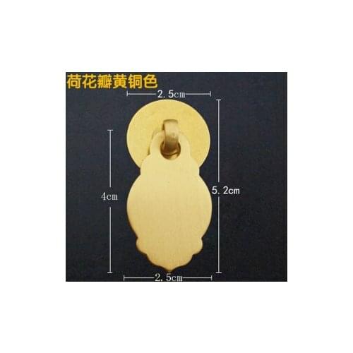 06 Chinese style imitation classic pure brass clothing shoes wine cabinet door Chinese medicine cabinet drawer