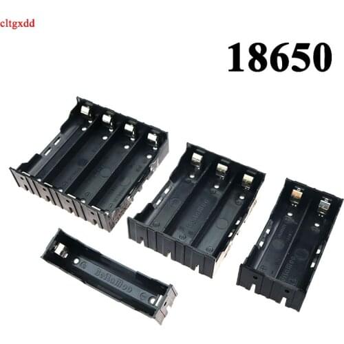 1pcs ABS 18650 Power Bank Cases 1X 2X 3X 4X 18650 Battery Holder Storage Box Case 1 2 3 4 Slot Batteries Container With Hard Pin