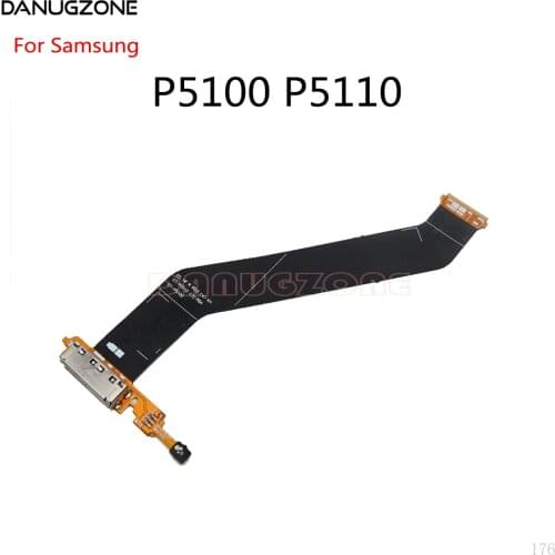 10PCS/Lot For Samsung Galaxy Tab 2 10.1 P5100 P5110 GT-P5100 USB Charge Dock Socket Jack Charging Port Connector Flex Cable