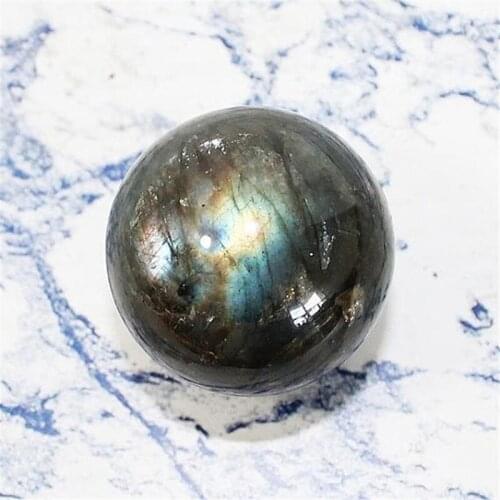 100% natural Madagascar Natural labradorite Crystal polished Sphere Ball Healing crystal gemstone