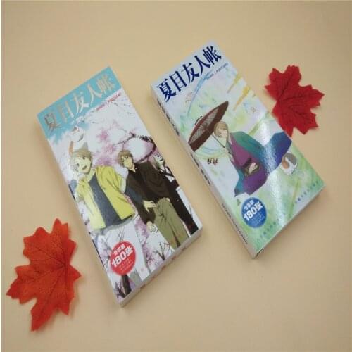 180 pcs/Set Anime Natsume Yuujinchou Postcard Toy Greeting Card for Magic Sticker of Paper Gift Card