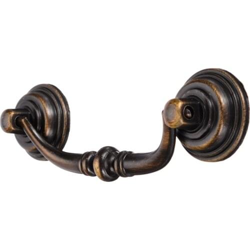 1PC Door Handles Antique Bail Furniture Handles Drawer Pulls Kitchen Cabinet Handles with Screws 120*35mm