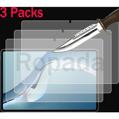 3 Packs Tempered glass screen protector for Huawei matepad pro 12.6 2021 release new version 12.6'' tablet protective film