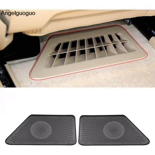 ABS Black Seat Air Conditioning Outlet Vent Dust Plug Cover Trim For BMW 5 Series F10 F18 2011-2017