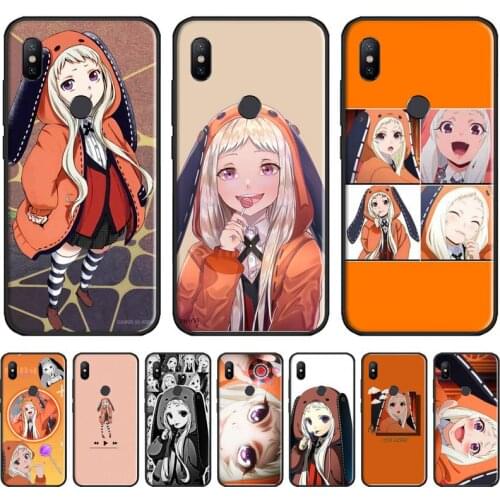 Crazy Excitement anime Kakegurui Runa Phone Case For Xiaomi Redmi 7 9t 9se k20 mi8 max3 lite 9 note 8 9s 10 pro Soft Silicone