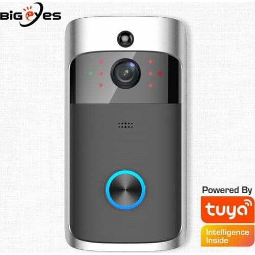 TUYA Smart 1080P WiFi Video Doorbell Smart Life Application Video Door Phone Camera with Two-Way Communication Motion Detection