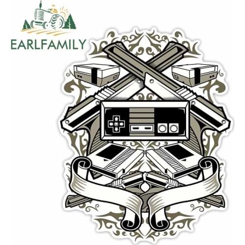EARLFAMILY 13cm x 10.3cm for Classic Video Games Decal Scratch-Proof Windows Laptop Car Stickers RV Motorcycle Car Assessoires