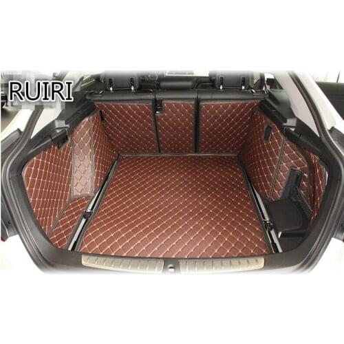 Good quality! Special trunk mats for BMW 335i 325i 330d GT F34 2017-2013 wear-resisting cargo liner boot carpets,Free shipping