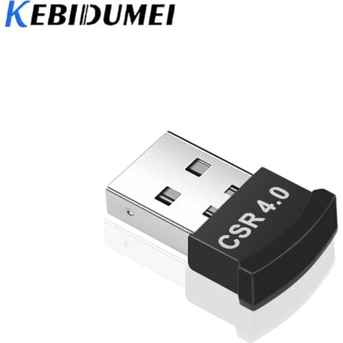 Kebidumei USB Bluetooth 4.0 Adapter Dongle Wireless Music Receiver Mini Sound Transmitter Receiver Adapter For PC Computer