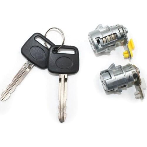 AU05 -Door Lock Set with Key(L & R) for 89-95 Toyota Pickup 89-98 4Runner for Toyota Door Lock Cylinder Key 69051-35030