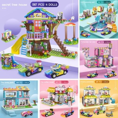 Star Livis House Building Compatible Legoinglys Friend For Girls figures Stacking Bricks Toys for Children with Figures Cars