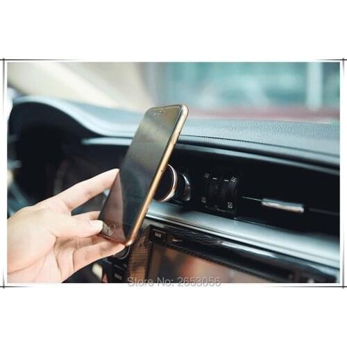 Magnetic Car Phone Holder Air Vent Mount Magnet Cell Phone Stand car-styling For iphone 6 6s 5s 5 7 Free Delivery 4 colors