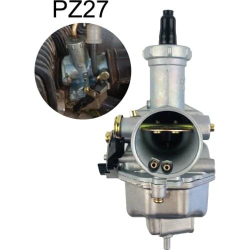 1PC Silver PZ27 27mm Motorcycle Carburetor Used For Honda CG125 For 175CC 200cc 250cc Motorcycle Dirt Bike