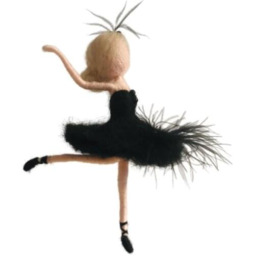 Needle Felting Kit Dancing Elf for Beginner Felting Designs Felting Needles Felting Mat Gift to Mom Video Manual DIY Wool Craft