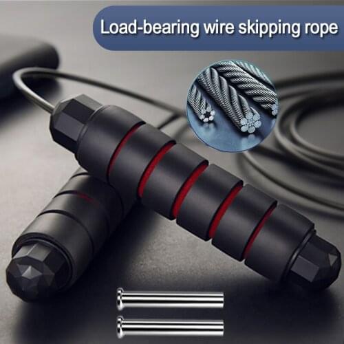 Bearing Skipping Rope Weight Jump Rope Tangle-Free Steel Wire Skipping Rope Adjustable Speed Crossfit Fitness equipment workout