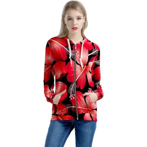OEM Polynesian Tonga Traditional Tribal Women Jacket Hooded Plus Size Long-sleeve Winter Hoodie Custom High-end Hoodie Jacket