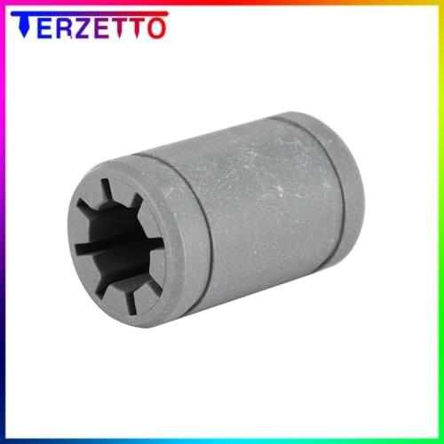 Plastic Gray LM8UU 8 mm Linear Bearing Same As RJ4JP-01-08 RJ4JP Solid Polymer Bearing for Anet A8 Prusa i3 3D Printer