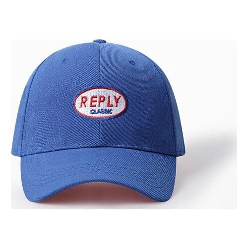 Blue Duck Tongue Cap For Men And Women Reply Classic Embroidery Baseball Cap Korean Fashion Hip Hop High Street Hats For Men