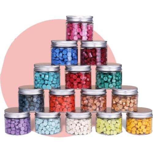 DIY Wax Seal for Sealing Octagon Beads Jar Envelope Wedding Packaging Postcard Postage Stamp Scrapbooking Stamping 200-220PCs