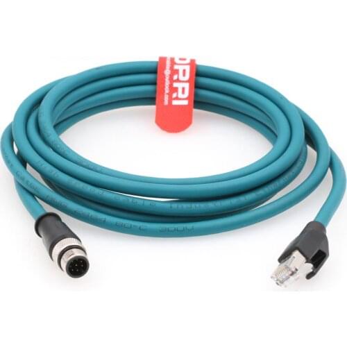Compatible COGNEX CCB-84901 Ethernet Camera Cable 8-pin M12 to RJ45